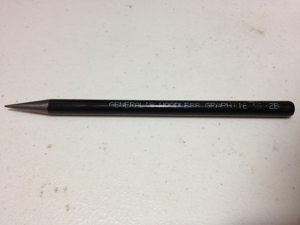 Review General’s Woodless Graphite Pencil Comparison with Cretacolor